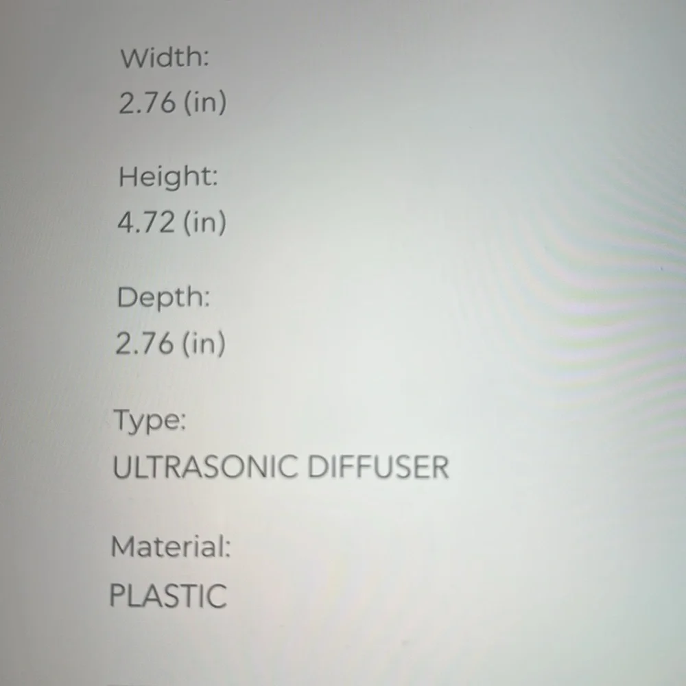 Serene Home Black Portable Ultrasonic Aroma Diffuser - Picture 5 of 6